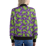 Zombie Foot Pattern Print Women's Bomber Jacket