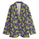 Zombie Foot Pattern Print Women's Cotton Blazer