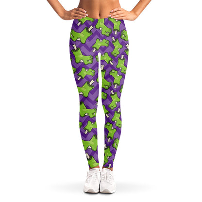 Zombie Foot Pattern Print Women's Leggings