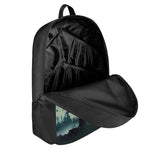 Zombie Hand Rising From Grave Print 17 Inch Backpack