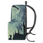 Zombie Hand Rising From Grave Print Backpack