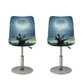 Zombie Hand Rising From Grave Print Bar Stool Covers