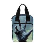 Zombie Hand Rising From Grave Print Bible Tote Bag