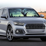 Zombie Hand Rising From Grave Print Car Windshield Sun Shade