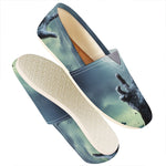 Zombie Hand Rising From Grave Print Casual Shoes