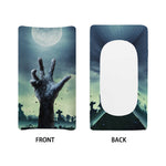 Zombie Hand Rising From Grave Print Changing Pad Cover