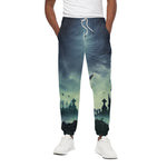 Zombie Hand Rising From Grave Print Cotton Pants