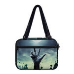 Zombie Hand Rising From Grave Print Double Strap Bible Bag