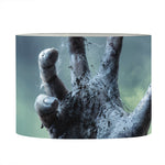 Zombie Hand Rising From Grave Print Drum Lamp Shade