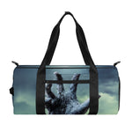 Zombie Hand Rising From Grave Print Gym Bag