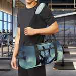 Zombie Hand Rising From Grave Print Gym Bag