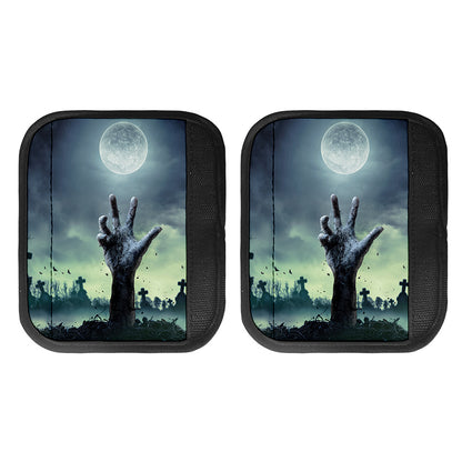 Zombie Hand Rising From Grave Print Handle Covers