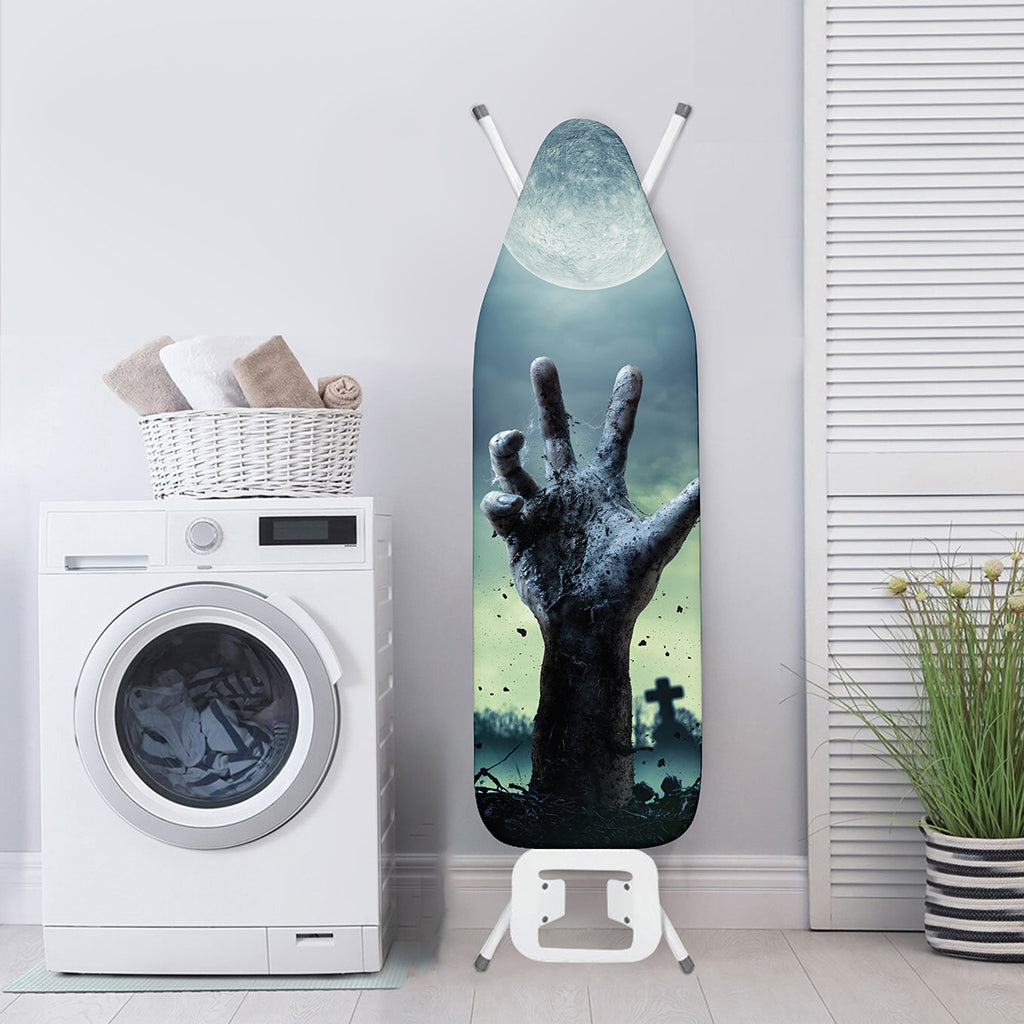 Zombie Hand Rising From Grave Print Ironing Board Cover
