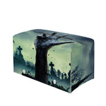 Zombie Hand Rising From Grave Print Leather Tissue Box Cover