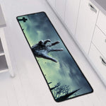 Zombie Hand Rising From Grave Print Long Kitchen Mat