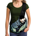 Zombie Hand Rising From Grave Print Pet Sling Carrier