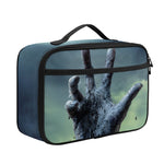 Zombie Hand Rising From Grave Print Portable Lunch Bag