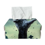 Zombie Hand Rising From Grave Print Rectangle Tissue Box Cover