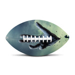 Zombie Hand Rising From Grave Print Rugby Ball