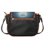 Zombie Hand Rising From Grave Print Saddle Bag