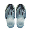 Zombie Hand Rising From Grave Print Slippers