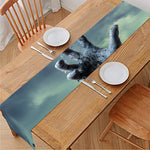 Zombie Hand Rising From Grave Print Table Runner