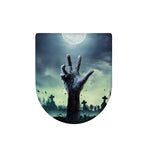 Zombie Hand Rising From Grave Print Toilet Lid Cover