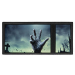 Zombie Hand Rising From Grave Print Trifold Wallet