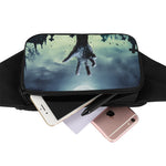 Zombie Hand Rising From Grave Print Waist Bag