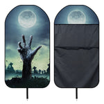 Zombie Hand Rising From Grave Print Waterproof Car Seat Cover