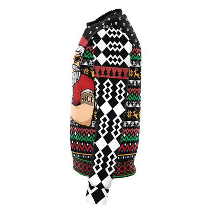 Naughty Or Nice Santa Bouncer Ugly Christmas Sweater