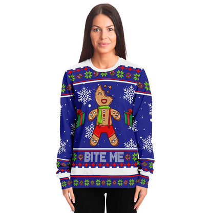 Bite Me Ugly Christmas Sweater