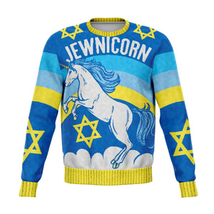 Jewnicorn Christmas Crewneck Sweatshirt