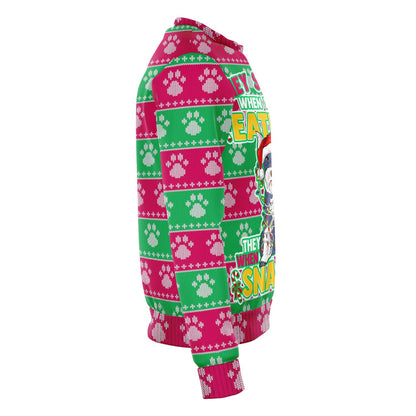 Schnauzer - They Know When You Have Snacks Christmas Sweatshirt