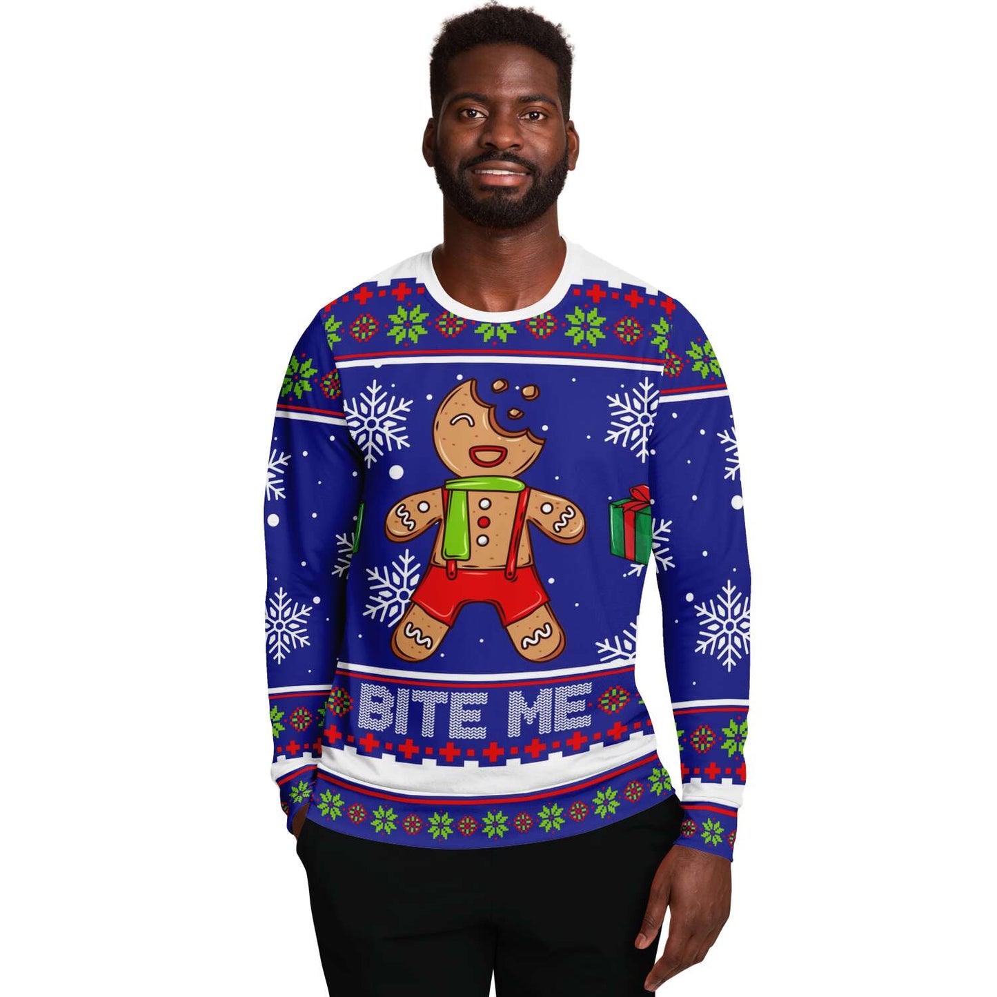 Bite Me Ugly Christmas Sweater