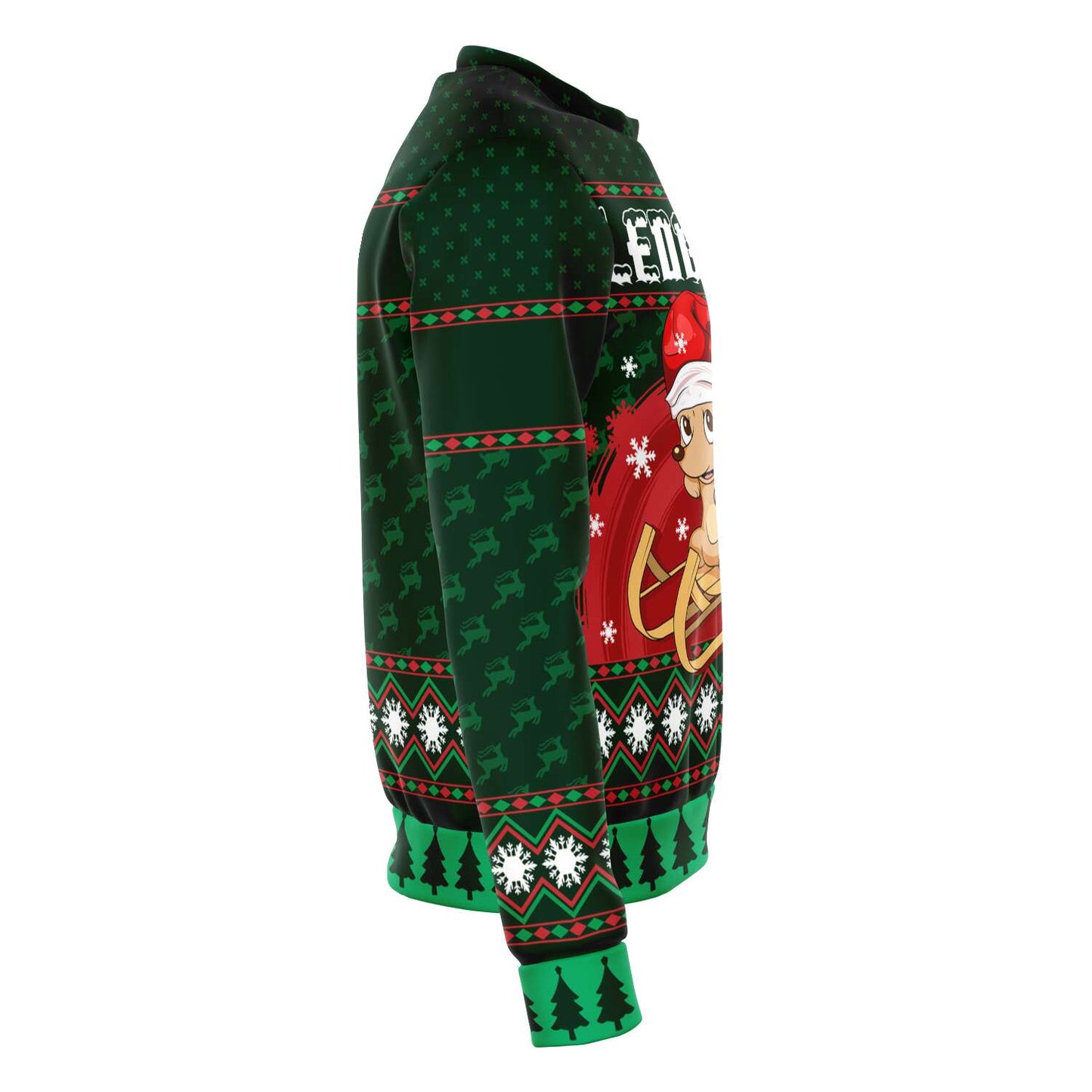 Sledgehog Ugly Christmas Sweater