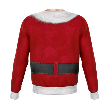 Fit Santa Caucasian Ugly Christmas Sweater