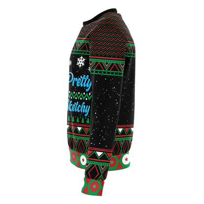 Pretty Sketchy Ugly Christmas Sweater