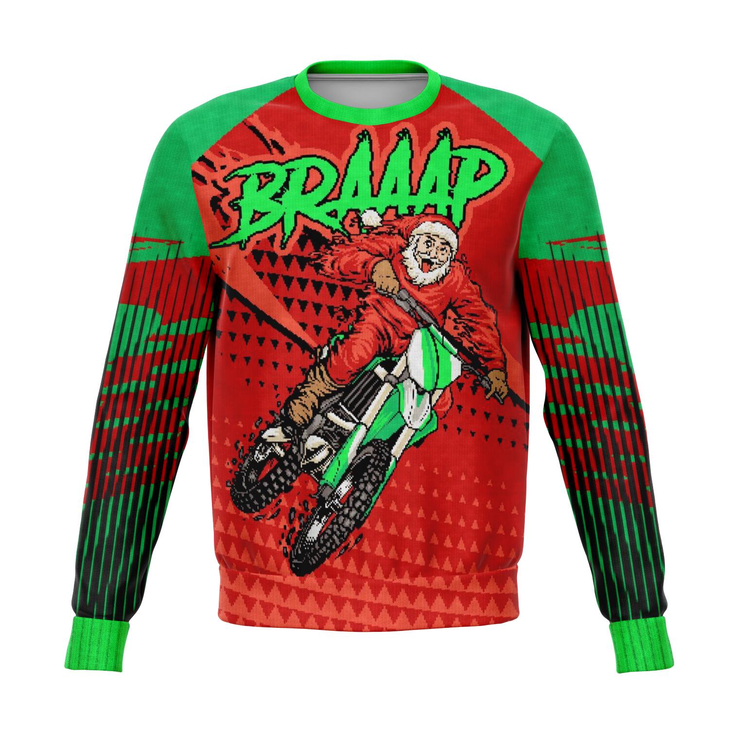 Braaap Santa 25 Christmas Crewneck Sweatshirt