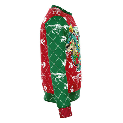 Tree Rex Christmas Crewneck Sweatshirt