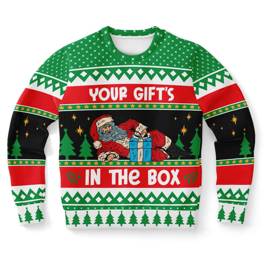 Your Gift's In The Box Ugly Christmas Sweater