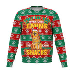 German Shephard - They Know When You Have Snacks Christmas Sweatshirt