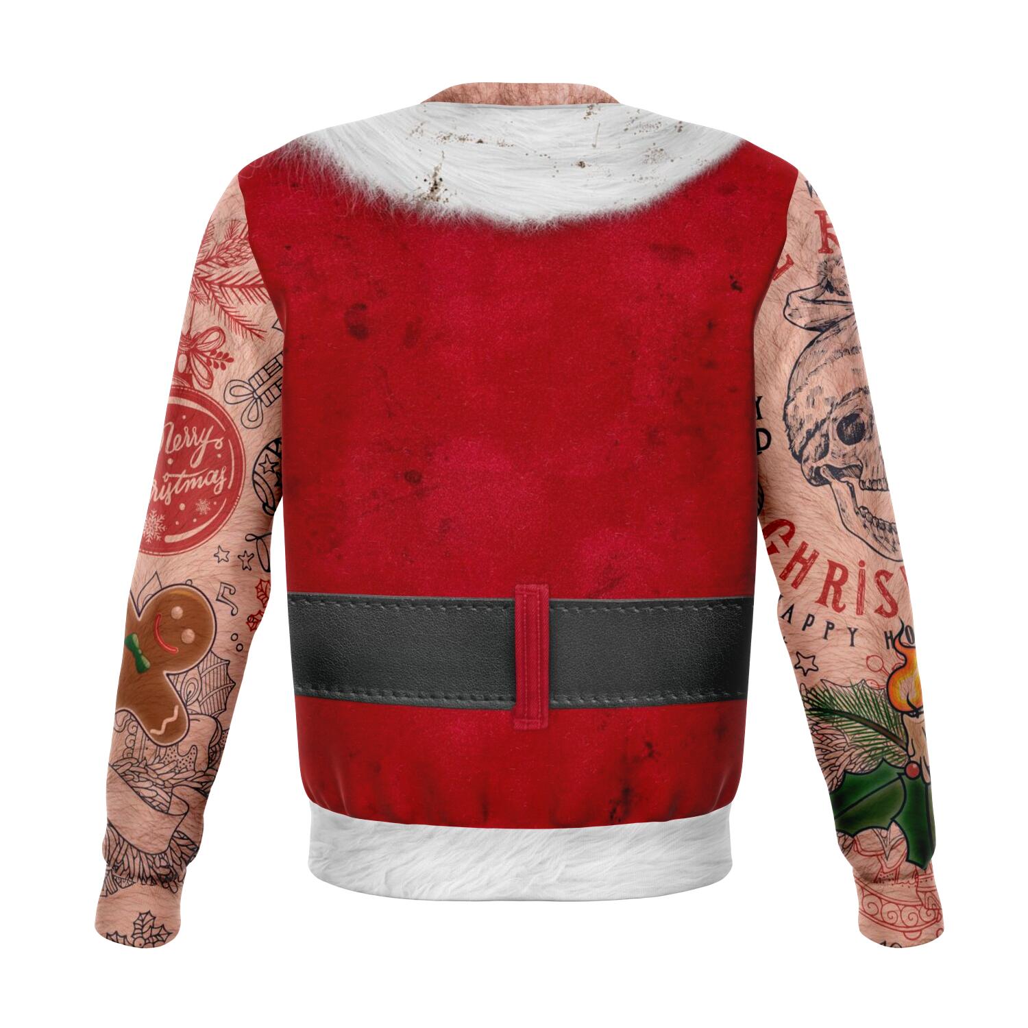 Santa hairy shop chest sweater