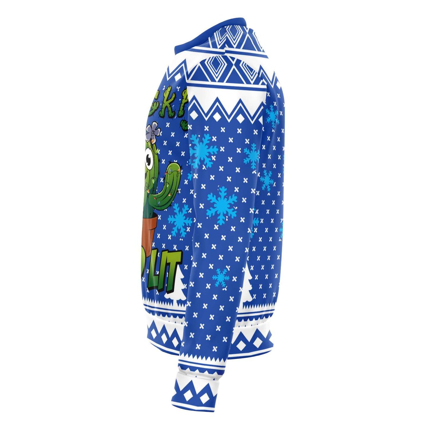Prickly And Lit Ugly Christmas Sweater