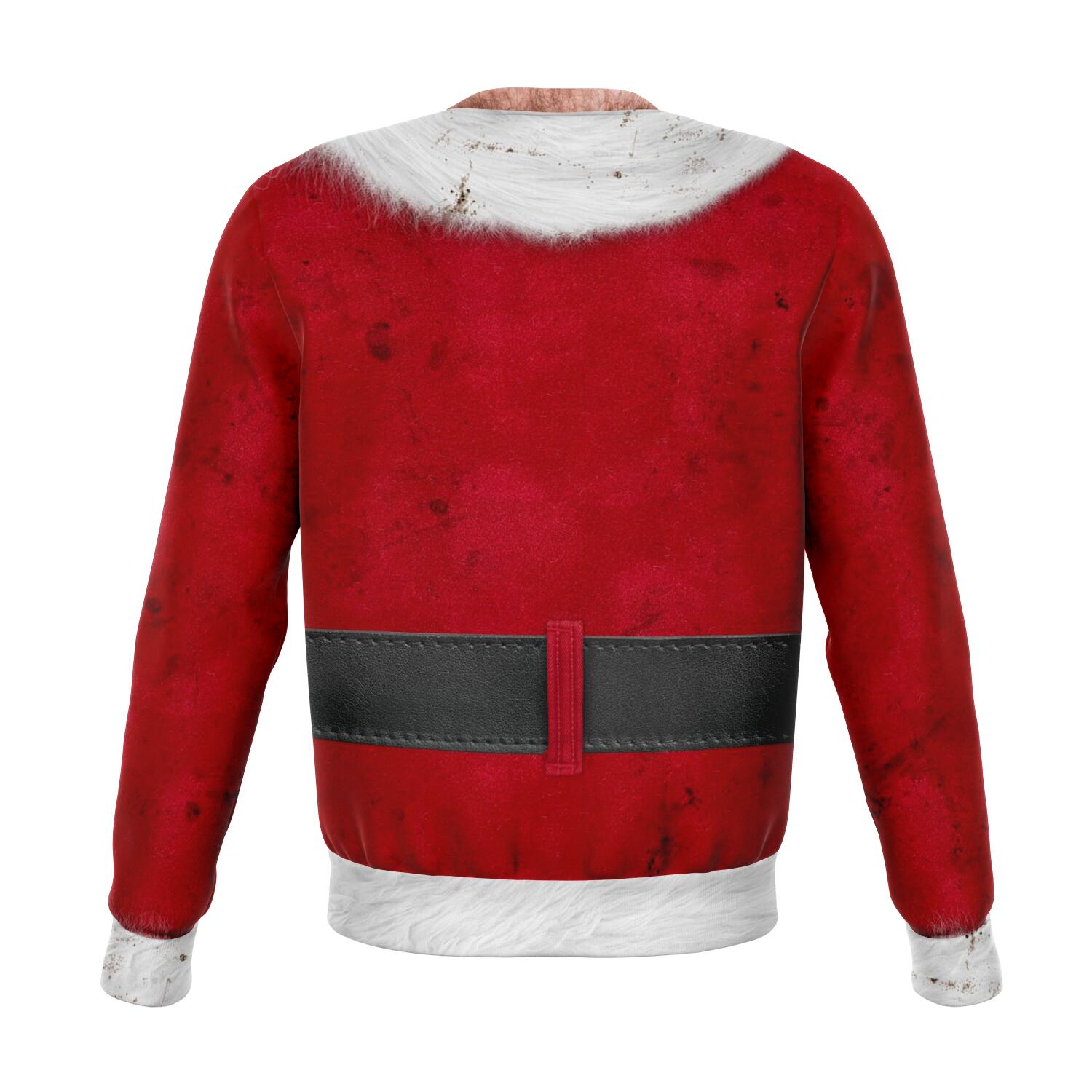 Hairy Chest Santa Christmas Crewneck Sweatshirt