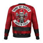 Red Sons Of Santa North Pole Christmas Crewneck Sweatshirt