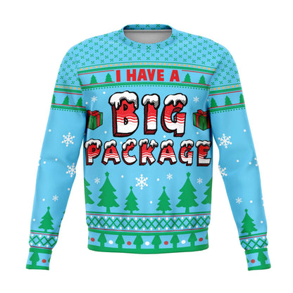 I Have A Big Package Ugly Christmas Sweater