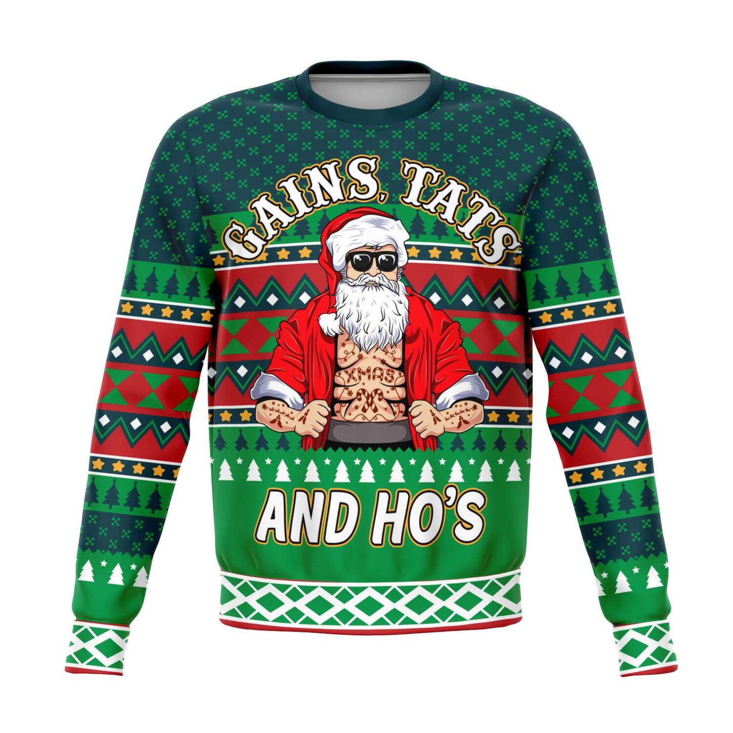 Gains Tats And Ho's Ugly Christmas Sweater
