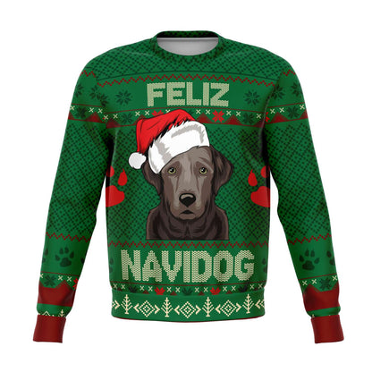 Labrador Feliz Navidog Ugly Christmas Sweater