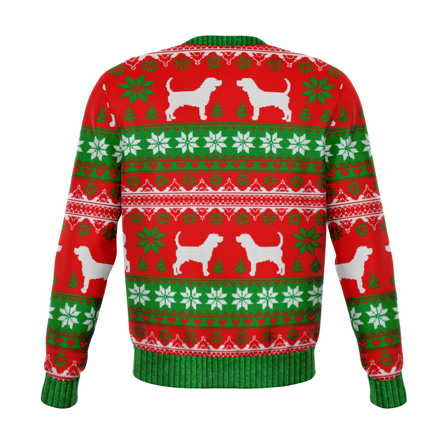 Beagle Bells Beagle All The Way Christmas Crewneck Sweatshirt